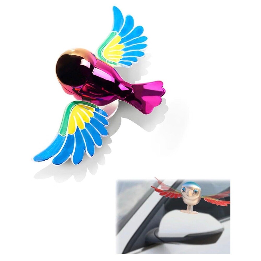 Bionic Flying Bird, Funny and Cute Car Decoration, Wings Swing with Wind
